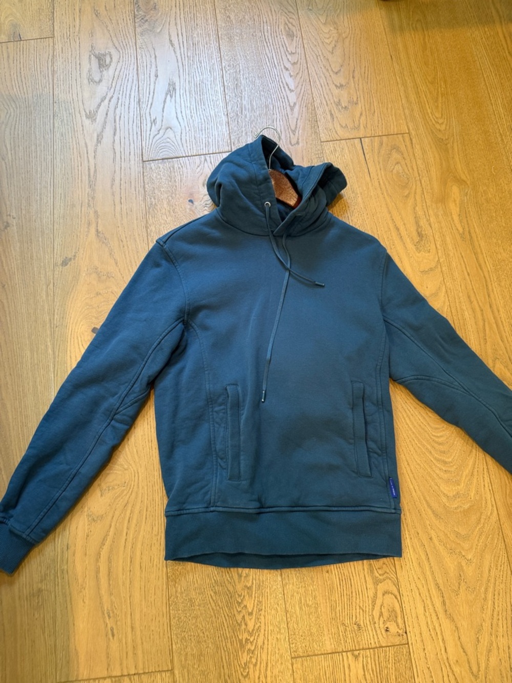 Tiger of Sweden Navy Blue Hooded Sweatshirt